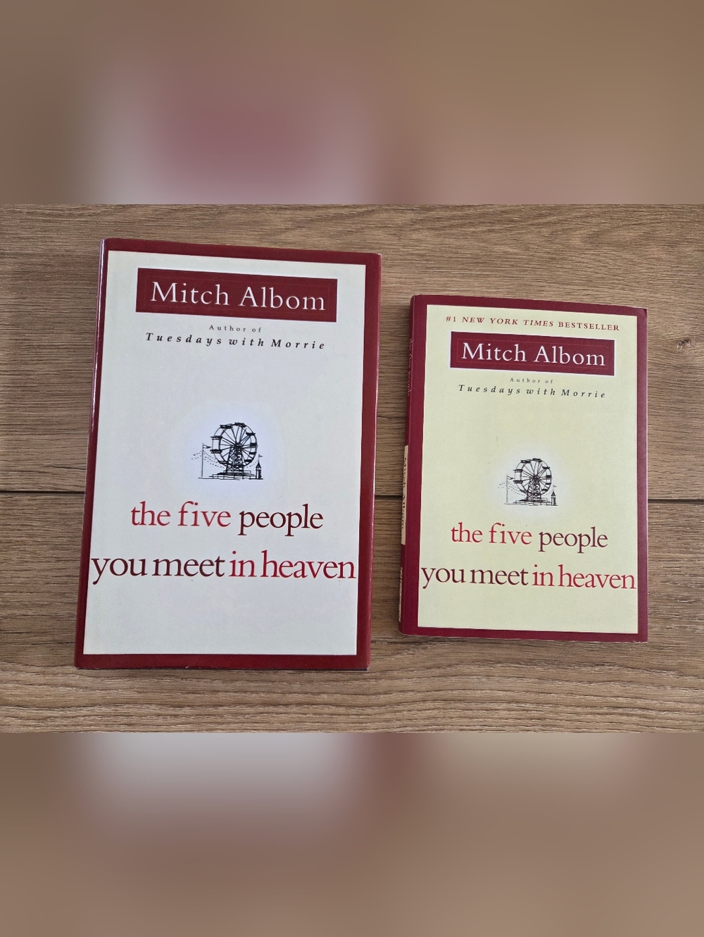 The Five People You Meet In Heaven - Mitch Albom - Hardcover & Paperback